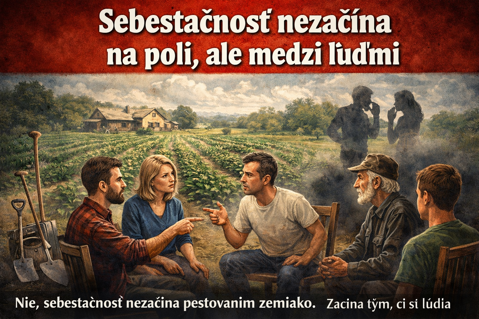 Sebestačnosť nezačína na poli, ale medzi ľuďmi