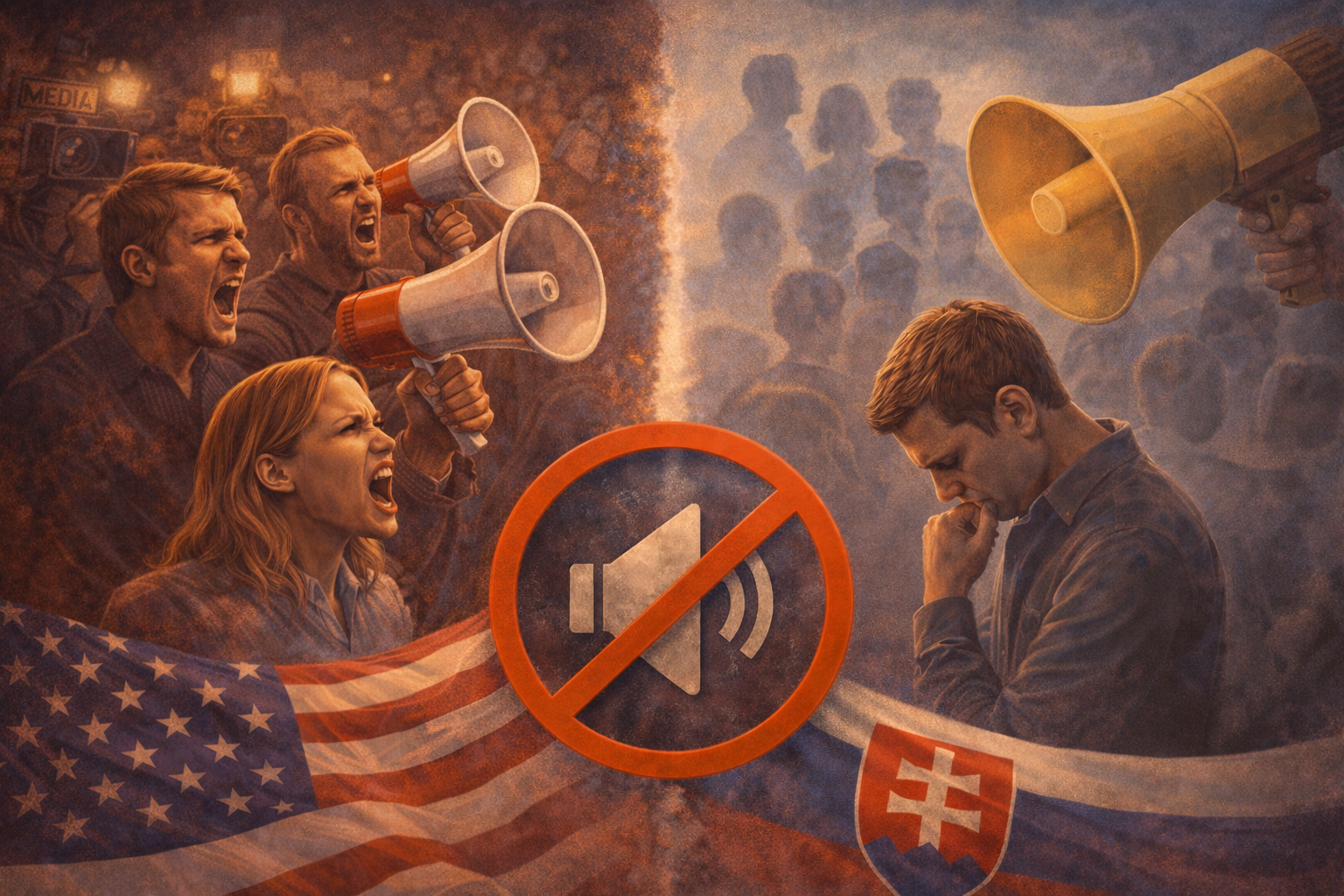 Hluk menšiny, ticho väčšiny: Ako vzniká ilúzia „hlavného názoru“