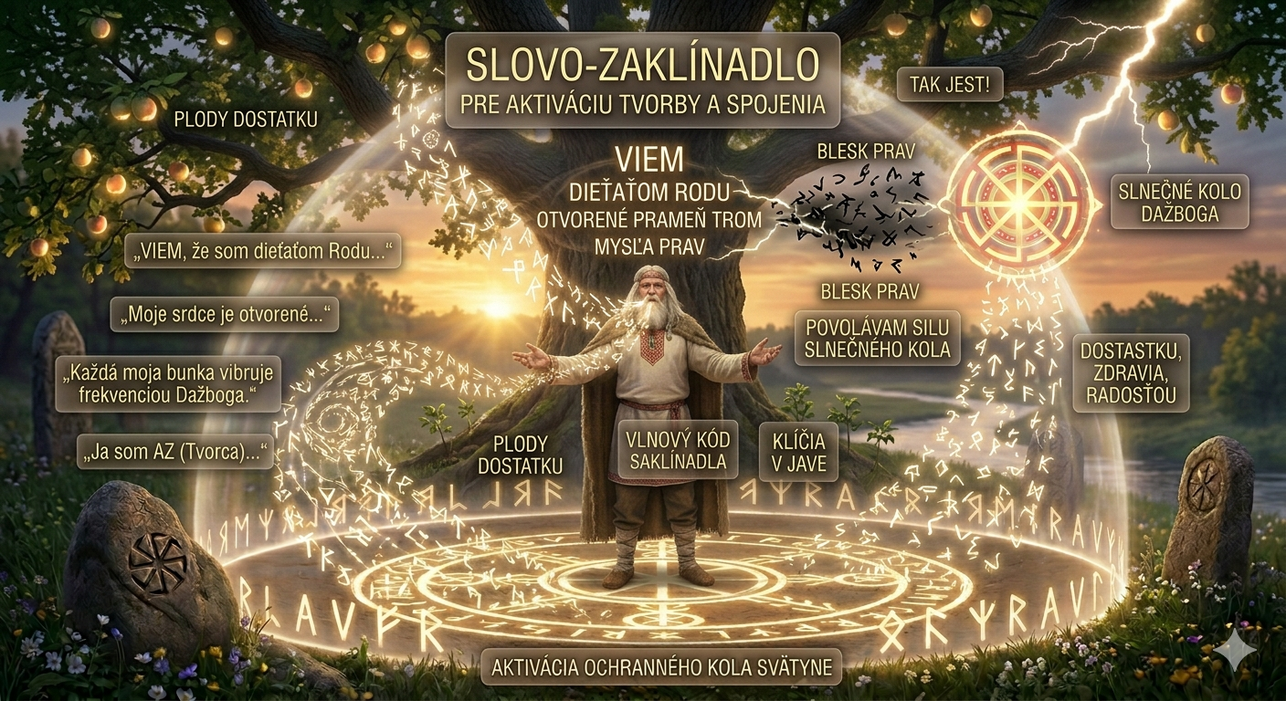 Slovo-Zaklínadlo pre Aktiváciu Tvorby a Spojenia