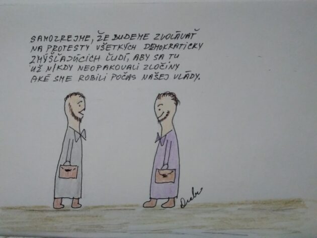 Debilizácia a primitivizácia protestov